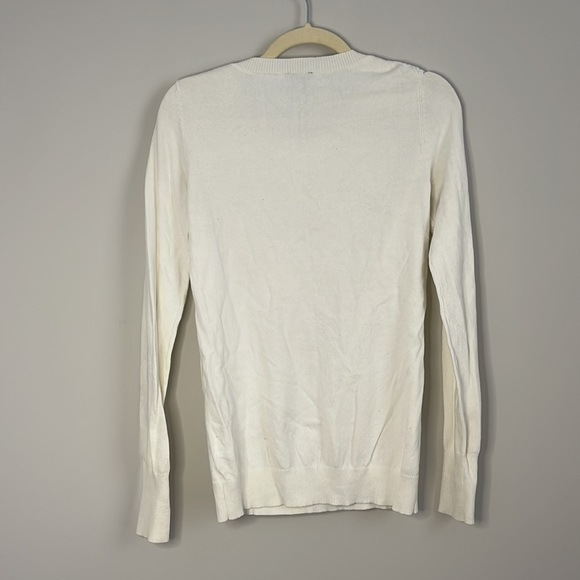 Express, white and black sequins sweater, size small - Picture 3 of 3